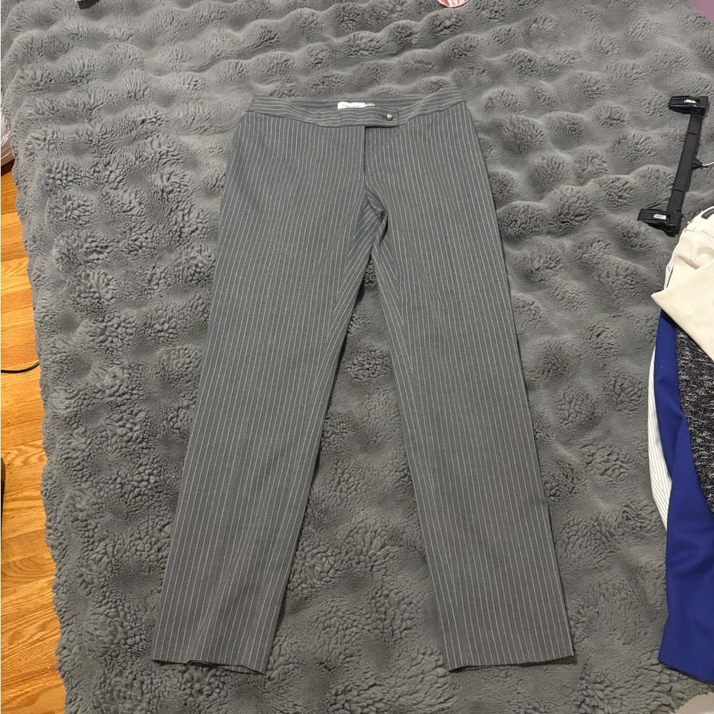 Woman’s Gray Pinstripe Pants
